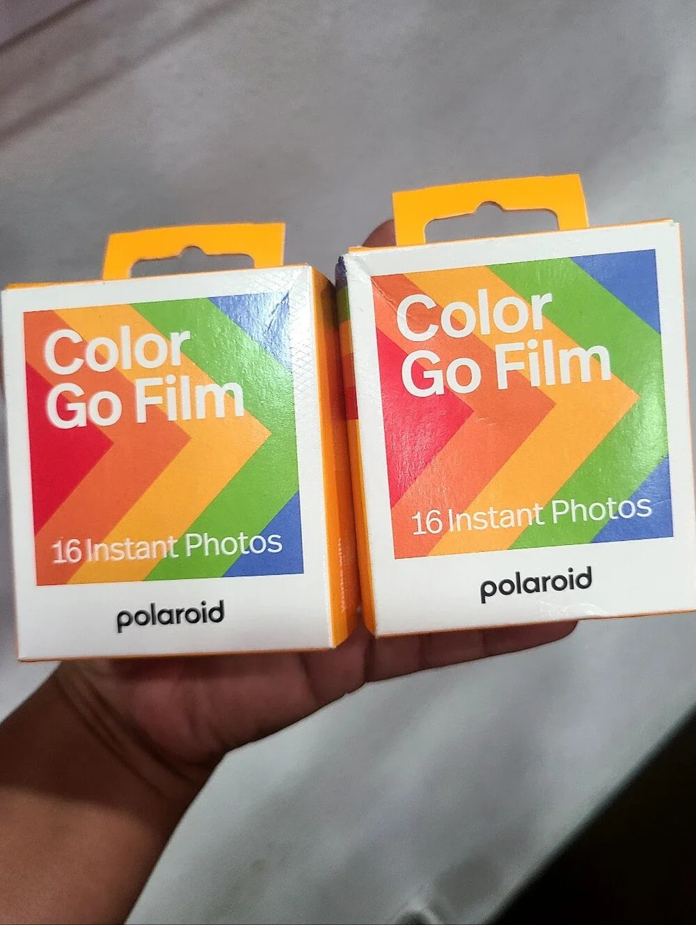 (2 pack) Polaroid Go Color Film - Double Pack (16 Photos)